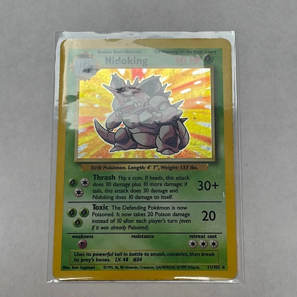 Nidoking #11 Pokemon Base Set